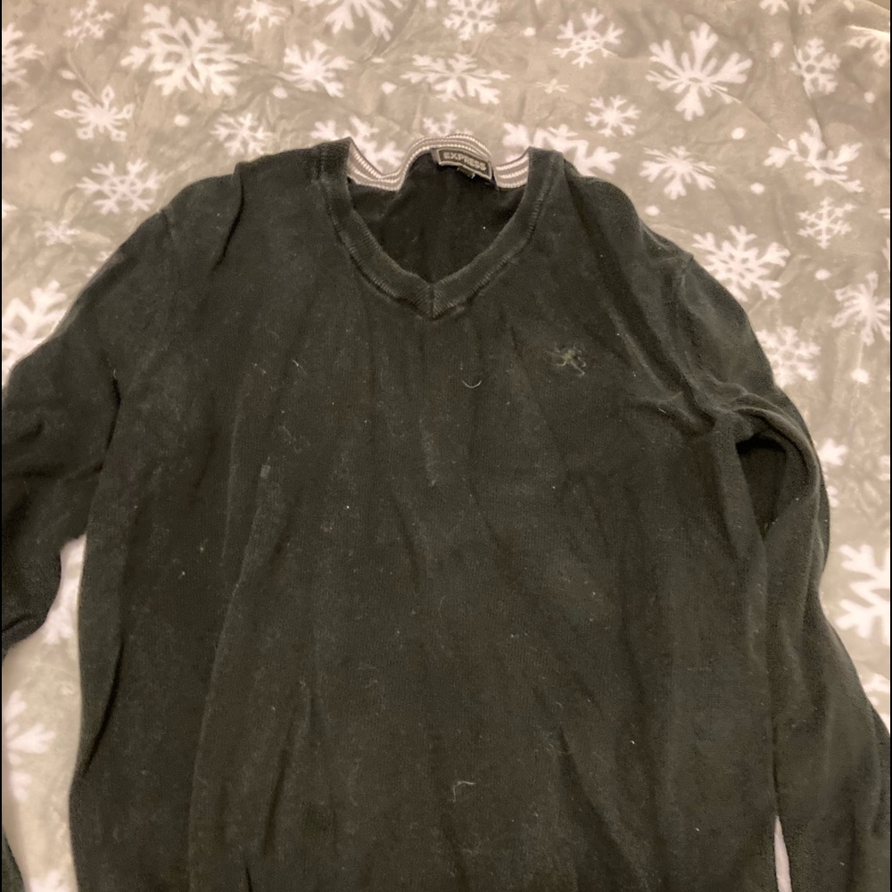 Black Express young mens sweater size M
